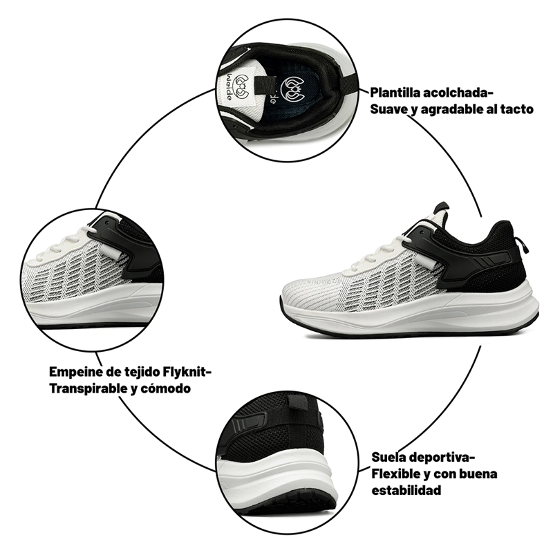 ZAPATILLA URBANA DEPORTIVA SOFT MALLA MUJER WEIDE XJH66 - 9