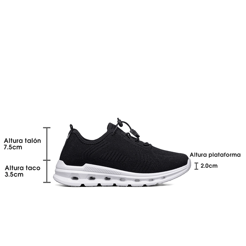 ZAPATILLA CASUAL DEPORTIVA MALLA MUJER WEIDE TFA320 - 7
