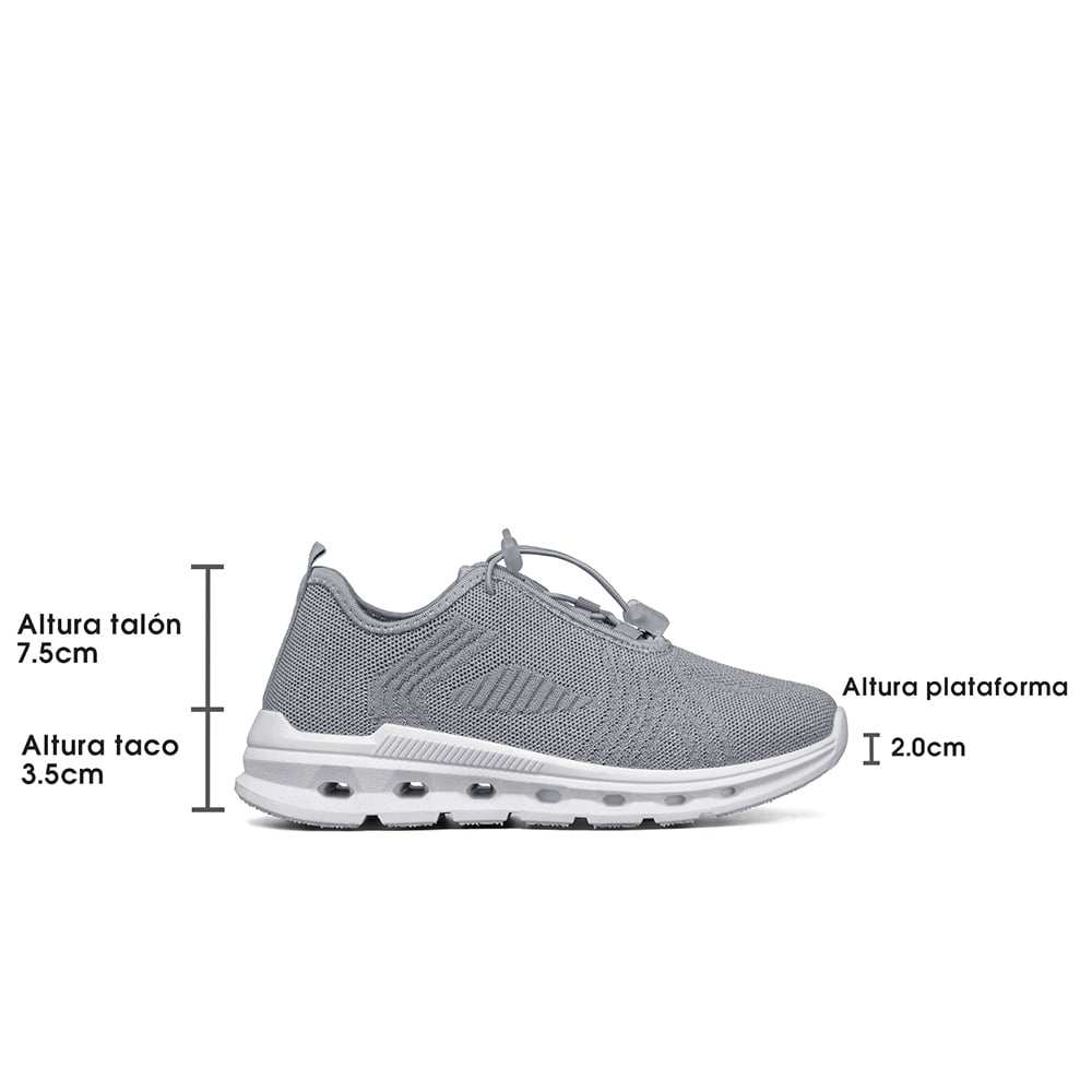 ZAPATILLA CASUAL DEPORTIVA MALLA MUJER WEIDE TFA320 - 7