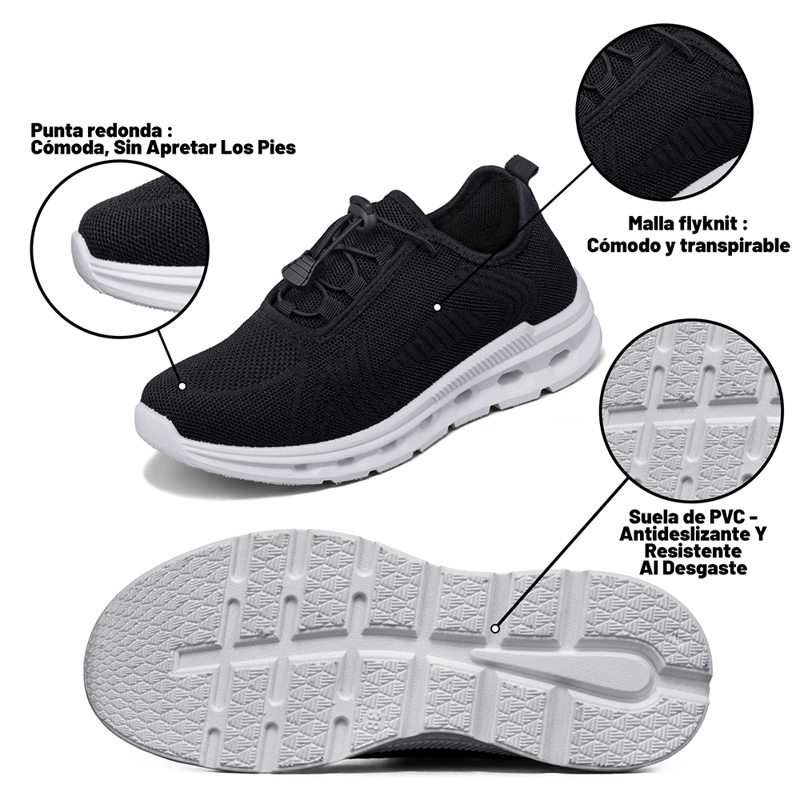 ZAPATILLA CASUAL DEPORTIVA MALLA MUJER WEIDE TFA320 - 8