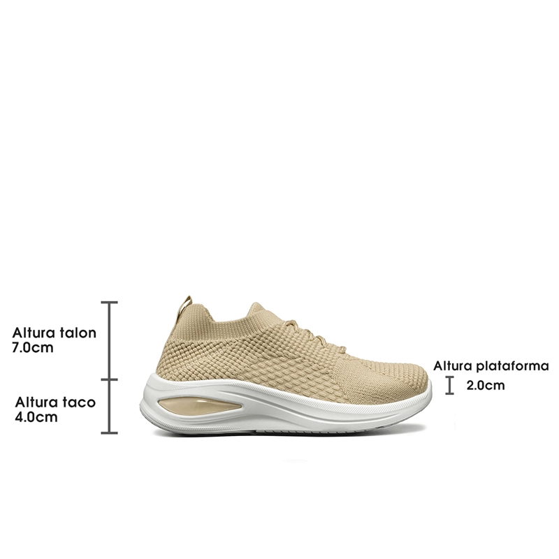 ZAPATILLA URBANA DEPORTIVA MALLA MUJER WEIDE TFA313 - 6