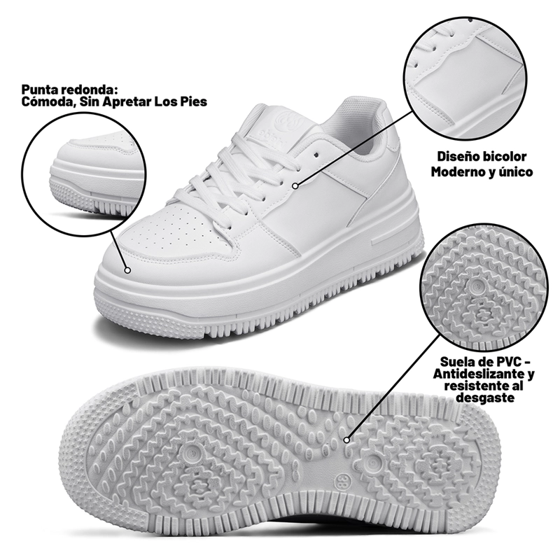 ZAPATILLA URBANA PLATAFORMA CONFORT MUJER WEIDE SL66 - 8
