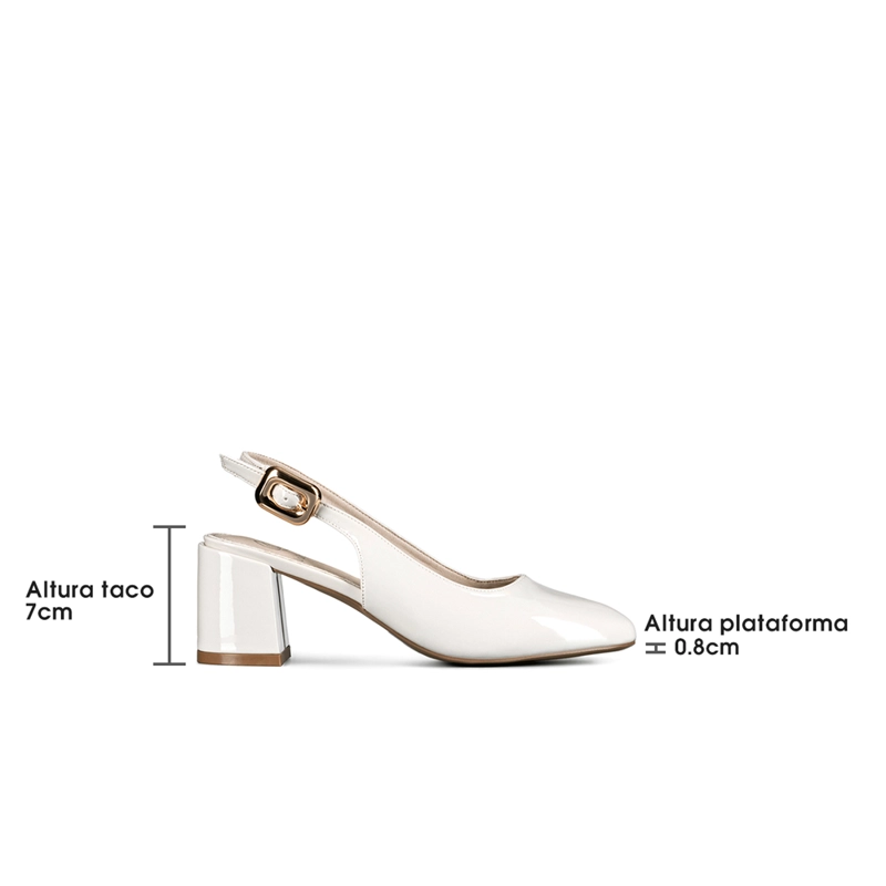 ZAPATO CASUAL TACONES CHAROL VERANO MUJER WEIDE YL82 - 5