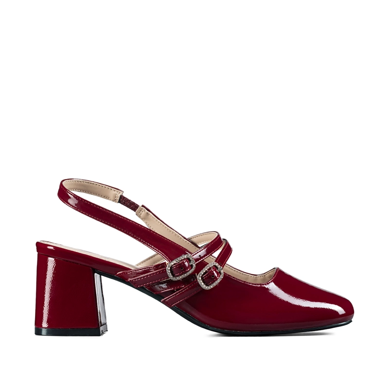 ZAPATO TACO TALON DESCUBIERTO ELEGANTE MUJER WEIDE YL053 - 1