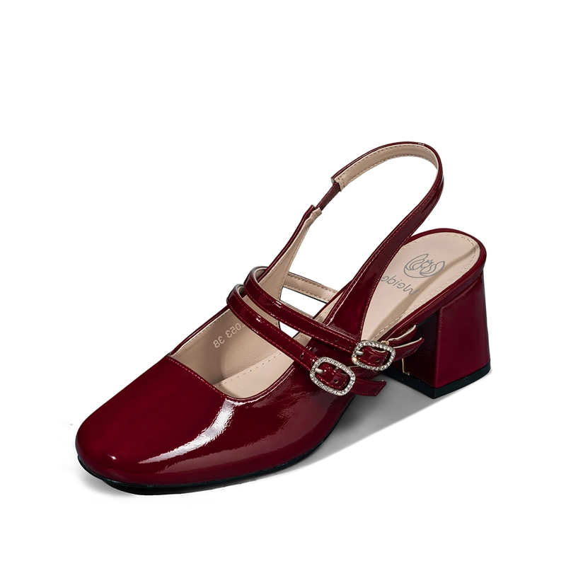 ZAPATO TACO TALON DESCUBIERTO ELEGANTE MUJER WEIDE YL053 - 5