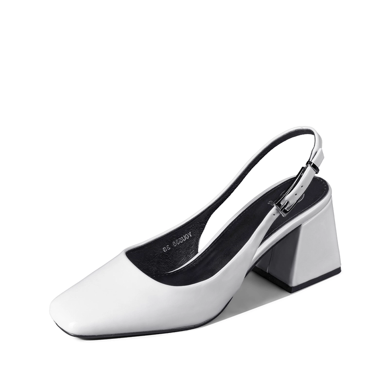 ZAPATO TACO TALON ABIERTO SIMIL CHAROL  MUJER WEIDE YOU538 - 4