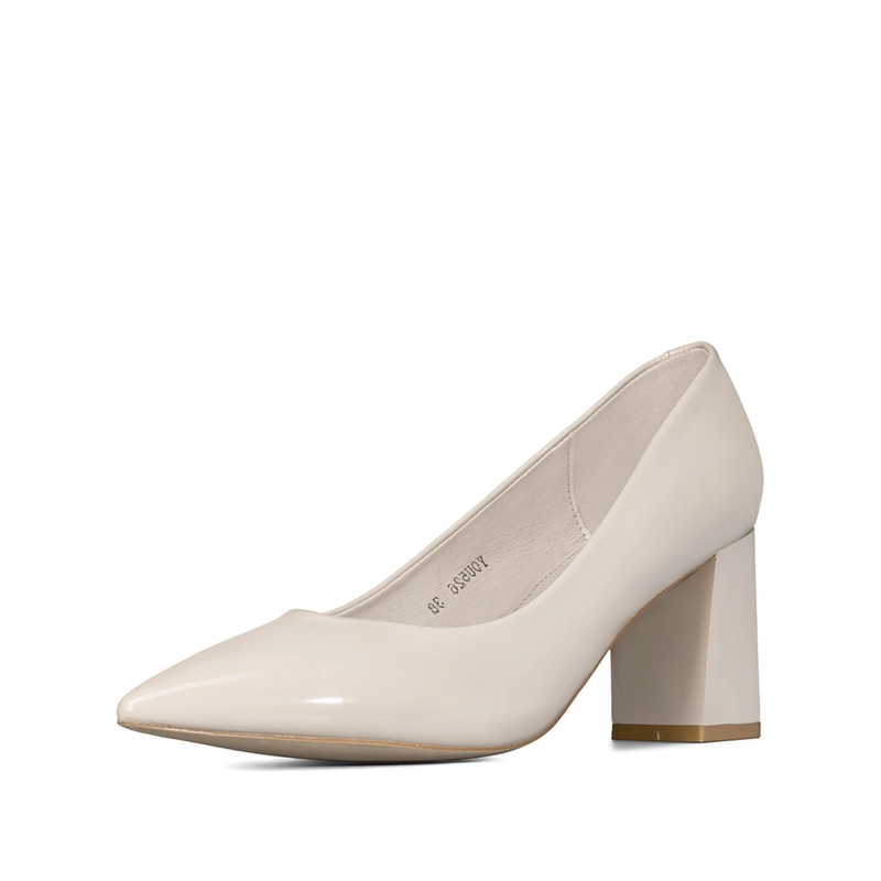 ZAPATO TACO PU ACHAROLADO PUNTIAGUDO MODA MUJER WEIDE YOU526 - 5