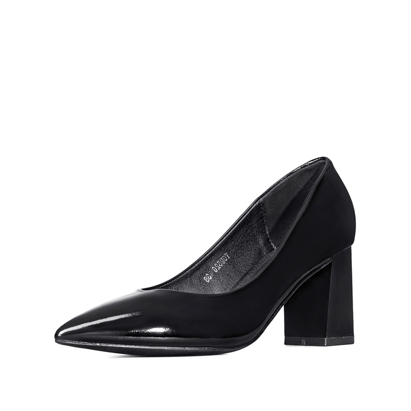 ZAPATO TACO PU ACHAROLADO PUNTIAGUDO MODA MUJER WEIDE YOU526 - 5