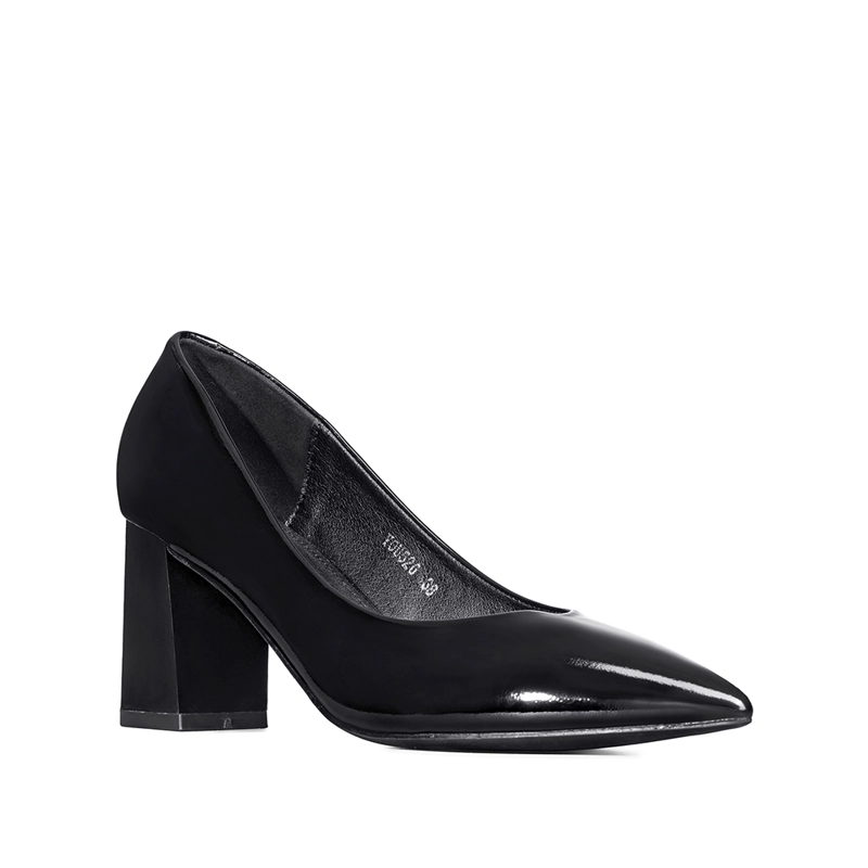 ZAPATO TACO PU ACHAROLADO PUNTIAGUDO MODA MUJER WEIDE YOU526 - 7