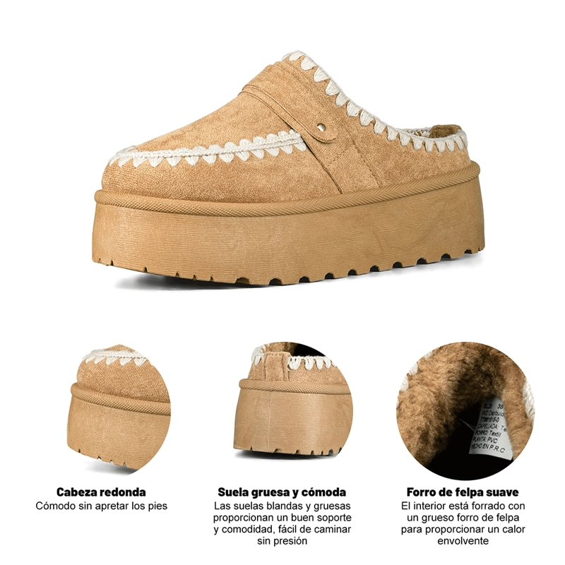 ZUECO TIPO PANTUFLA CASUAL MUJER MODA COMODO WEIDE SL28 - 8