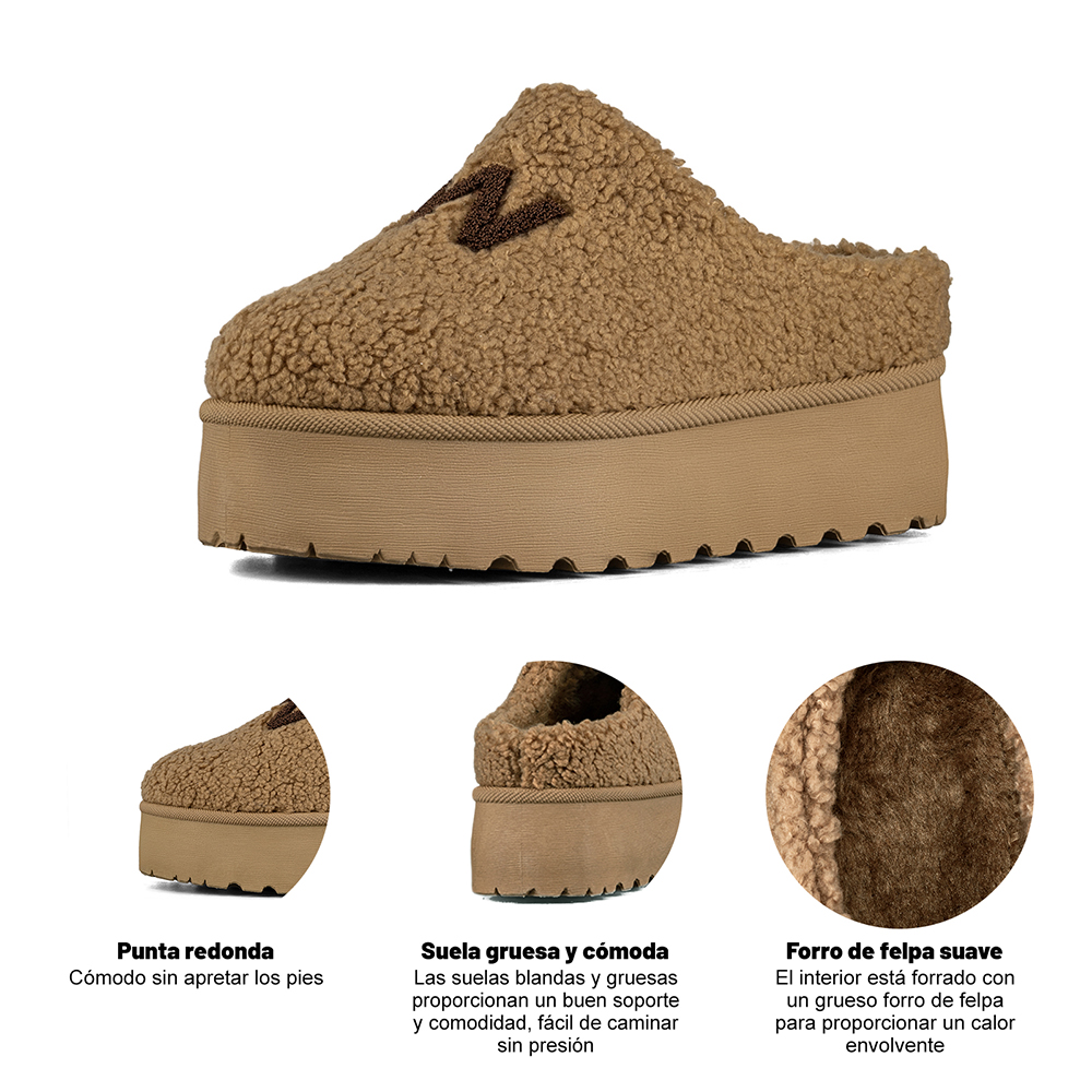 ZUECO TIPO PANTUFLA CASUAL MUJER  COMODO MODA WEIDE SL27 - 8