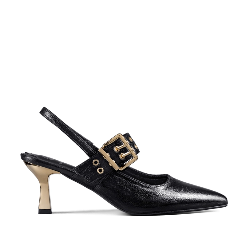 ZAPATO TACO TALON ABIERTO HEBILLA MUJER WEIDE YOU539 - 1