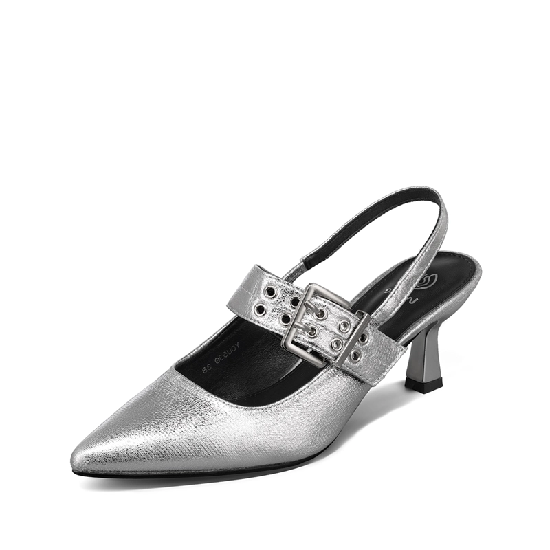 ZAPATO TACO TALON ABIERTO HEBILLA MUJER WEIDE YOU539 - 5