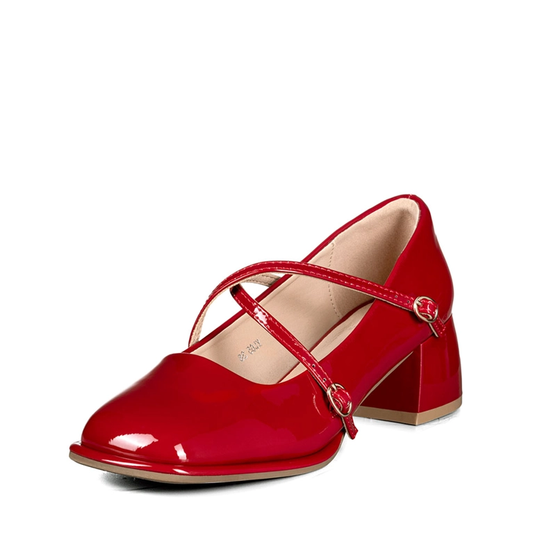 ZAPATO MARY JANE BURDEO CHAROL ELEGANTE MUJER WEIDE YL65 - 1