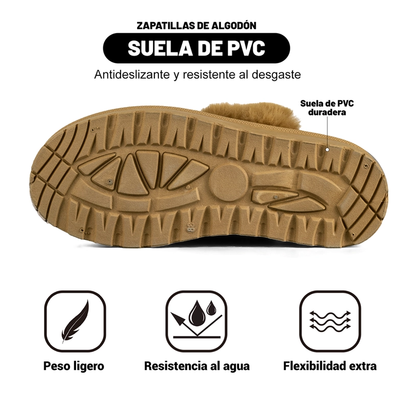 ZUECO TIPO PANTUFLA CASUAL MUJER MODA CON FELPA WEIDE SL26 - 9