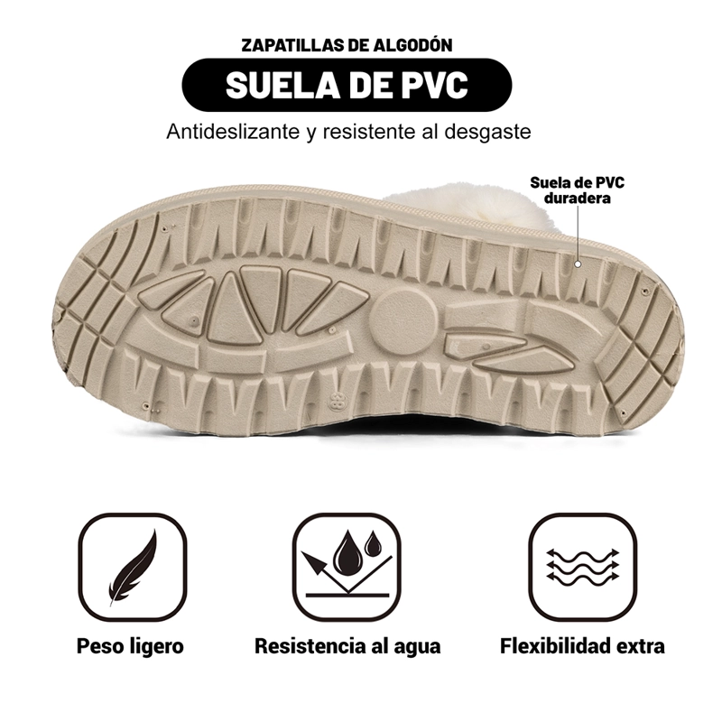 ZUECO TIPO PANTUFLA CASUAL MUJER MODA CON FELPA WEIDE SL26 - 9
