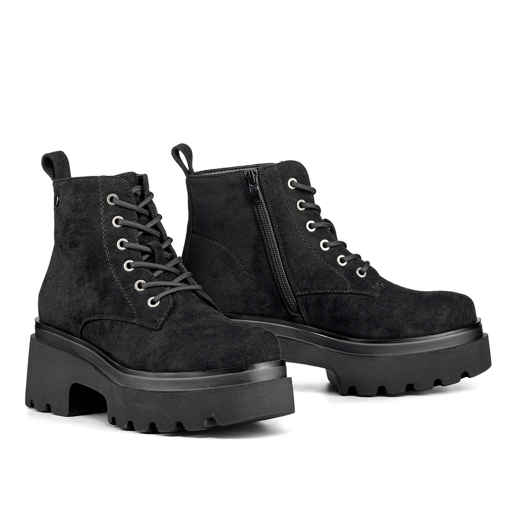 BOTIN TACO MUJER CASUAL PU TEXTIL WEIDE DH31 - 6