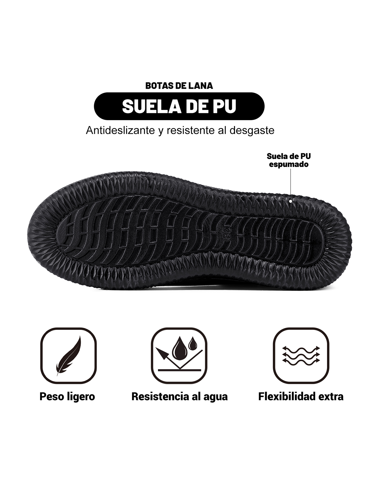 BOTIN TE RMICO MUJER OUTDOOR PU WEIDE TFA223 - 8