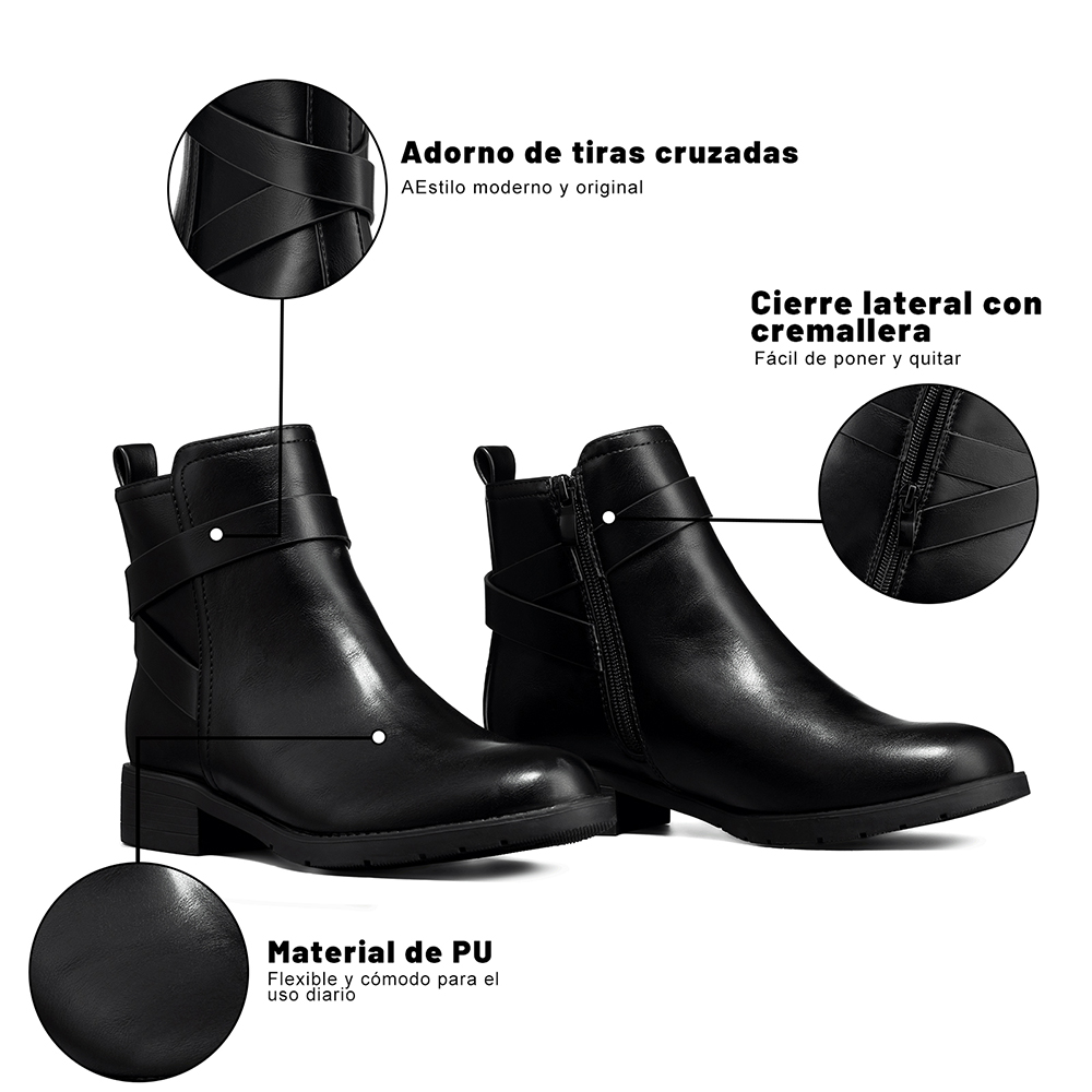 BOTIN TACO MUJER CASUAL PU WEIDE YOU515 - 7
