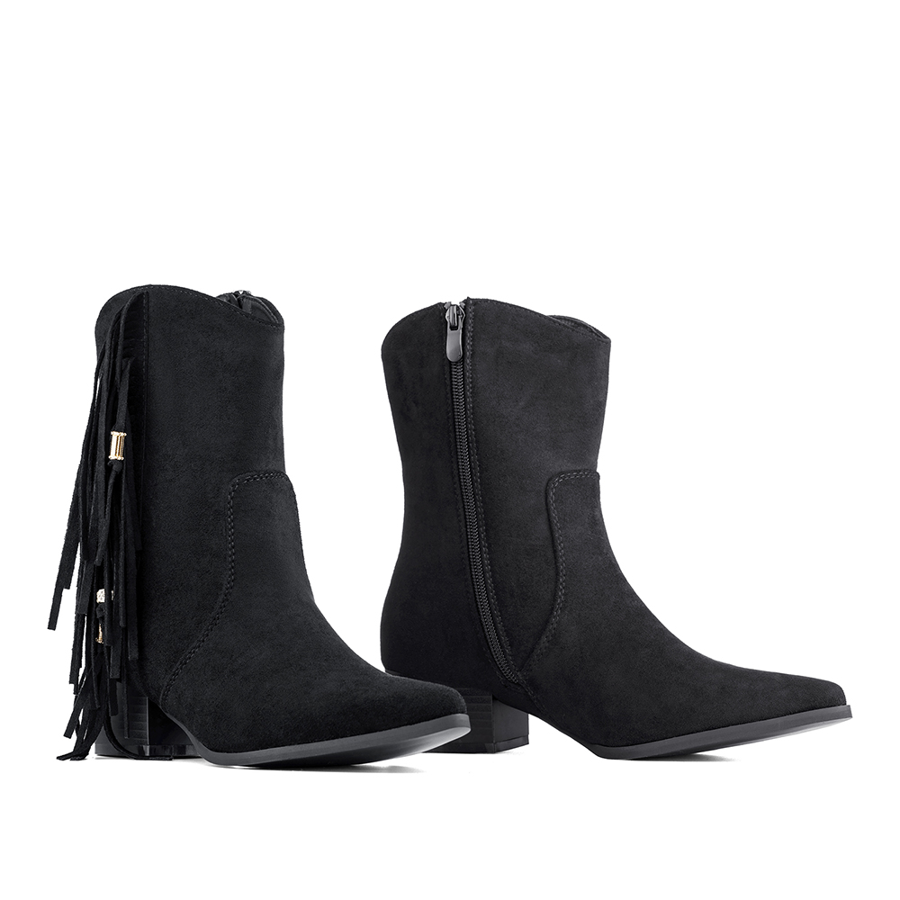 BOTIN TACO MUJER CASUAL PU TEXTIL WEIDE CZY661 - 7