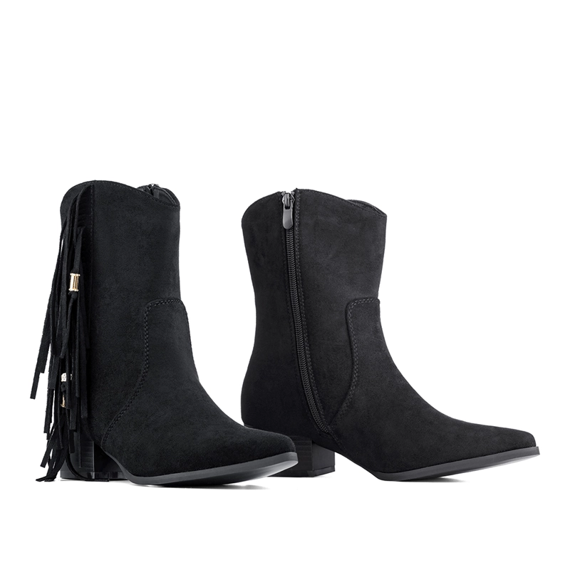 BOTIN TACO MUJER CASUAL PU TEXTIL WEIDE CZY661 - 7