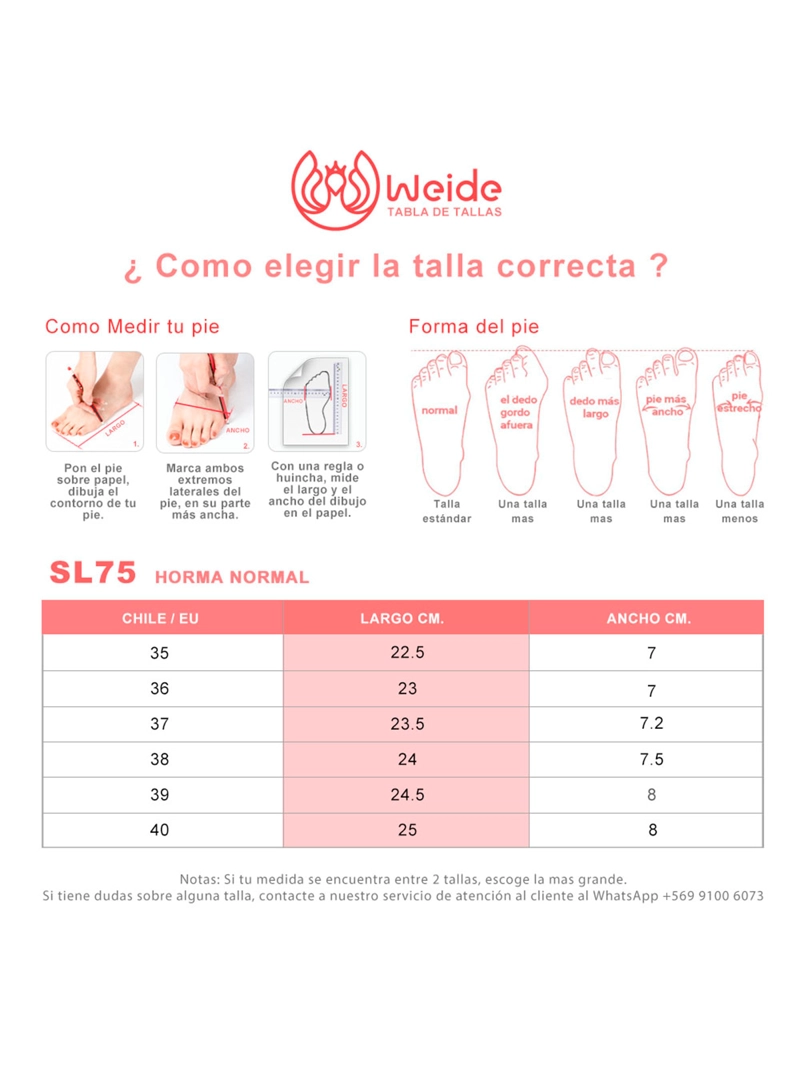 ZAPATILLAS URBANAS MUJER PLATAFORMA PU WEIDE SL75 - 4