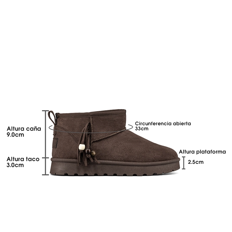 BOTIN TE RMICO MUJER CASUAL PU TEXTIL WEIDE SL70 - 9