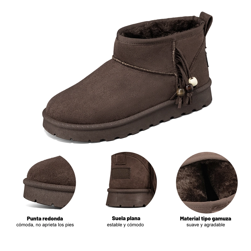 BOTIN TE RMICO MUJER CASUAL PU TEXTIL WEIDE SL70 - 10
