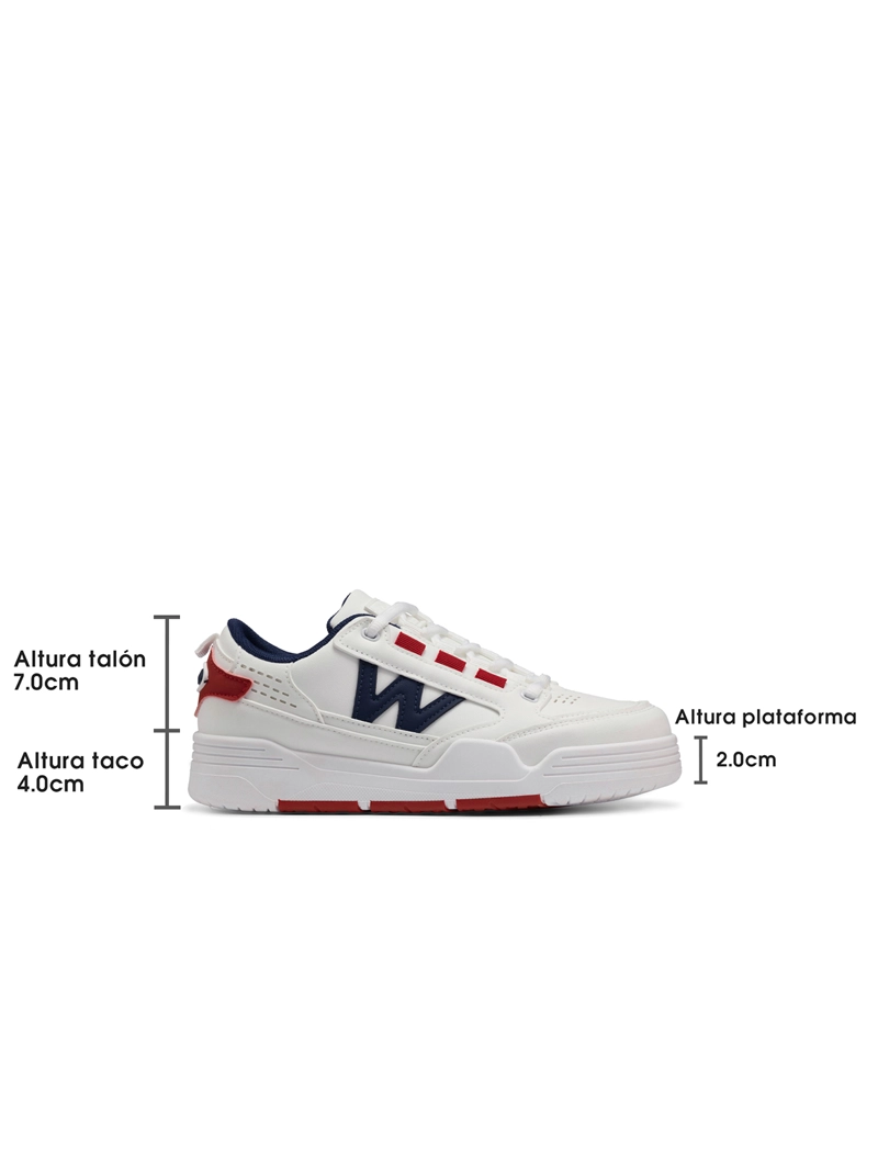 ZAPATILLAS URBANAS MUJER PLATAFORMA PU WEIDE SS10 - 6