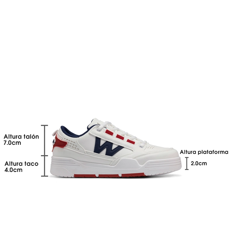 ZAPATILLAS URBANAS MUJER PLATAFORMA PU WEIDE SS10 - 7