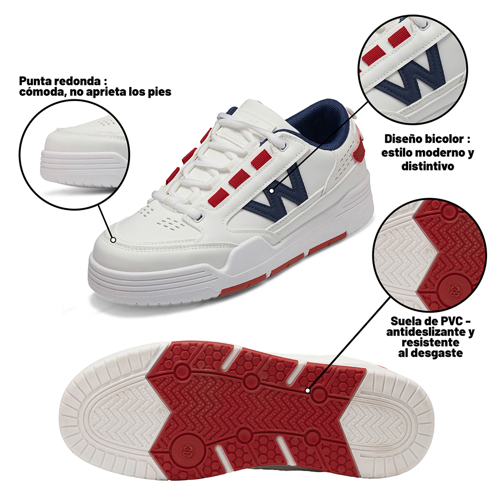 ZAPATILLAS URBANAS MUJER PLATAFORMA PU WEIDE SS10 - 8