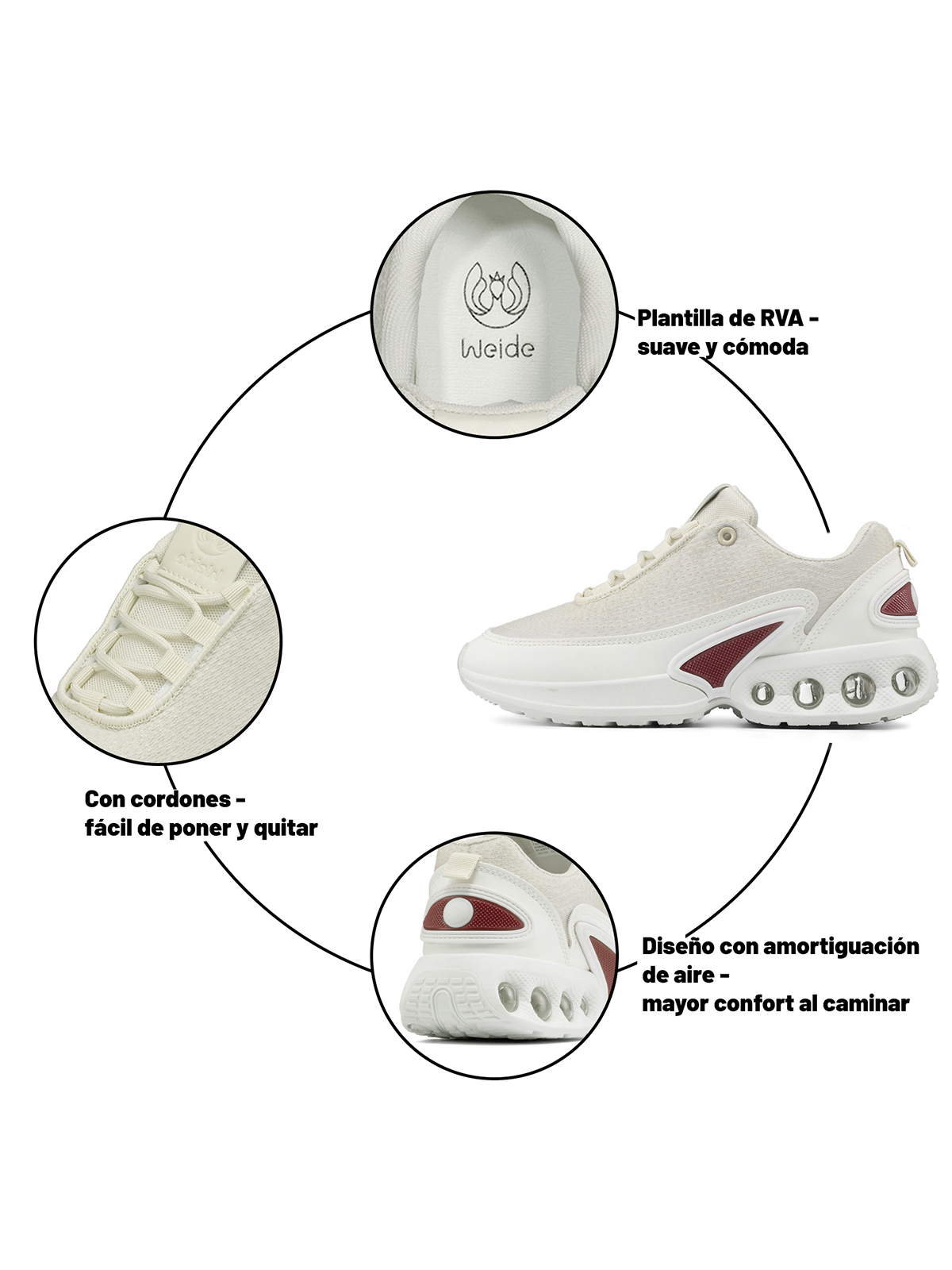 ZAPATILLAS MUJER CASUAL PU WEIDE SL71 - 10