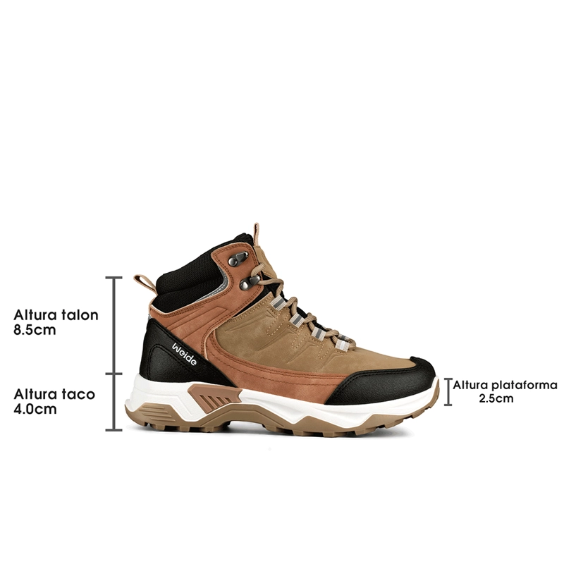BOTIN TACO MUJER OUTDOOR PU WEIDE TFA218 - 6