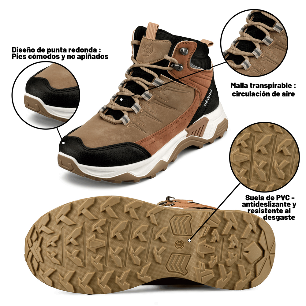 BOTIN TACO MUJER OUTDOOR PU WEIDE TFA218 - 7