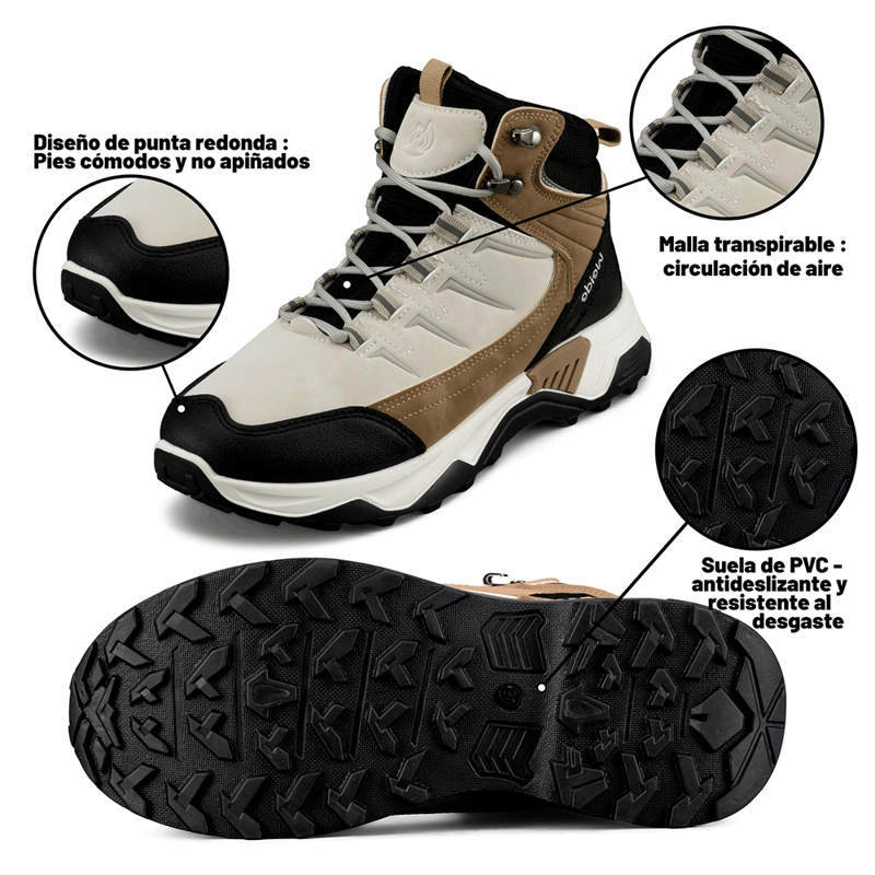 BOTIN TACO MUJER OUTDOOR PU WEIDE TFA218 - 7