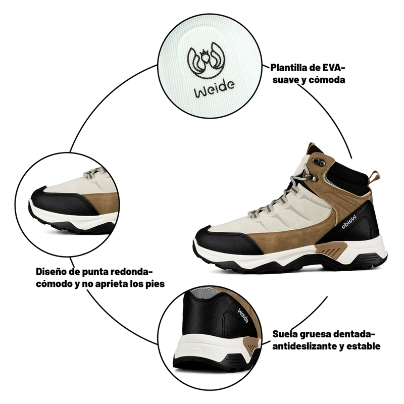 BOTIN TACO MUJER OUTDOOR PU WEIDE TFA218 - 8