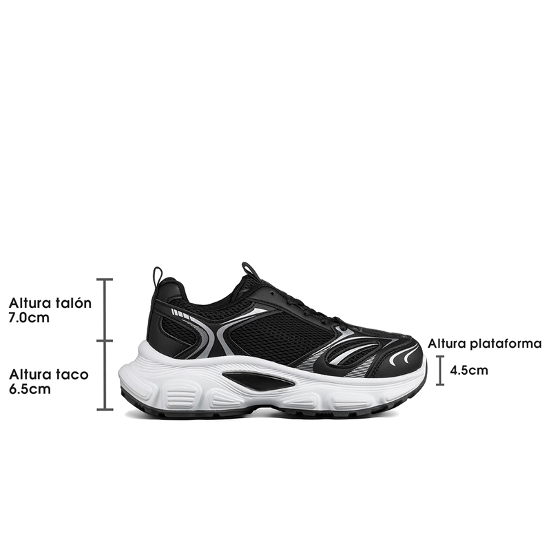 ZAPATILLAS MUJER CASUAL PLATAFORMA PU WEIDE SL72 - 8