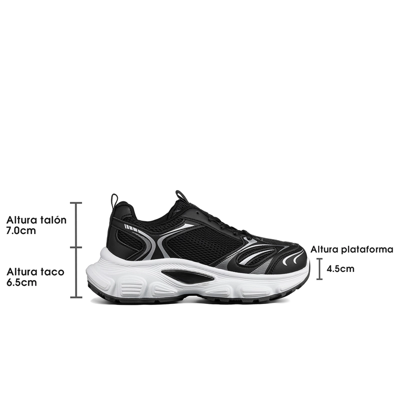 ZAPATILLAS MUJER CASUAL PLATAFORMA PU WEIDE SL72 - 9
