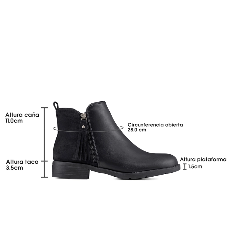 BOTIN TACO MUJER CASUAL PU WEIDE YOU560 - 9
