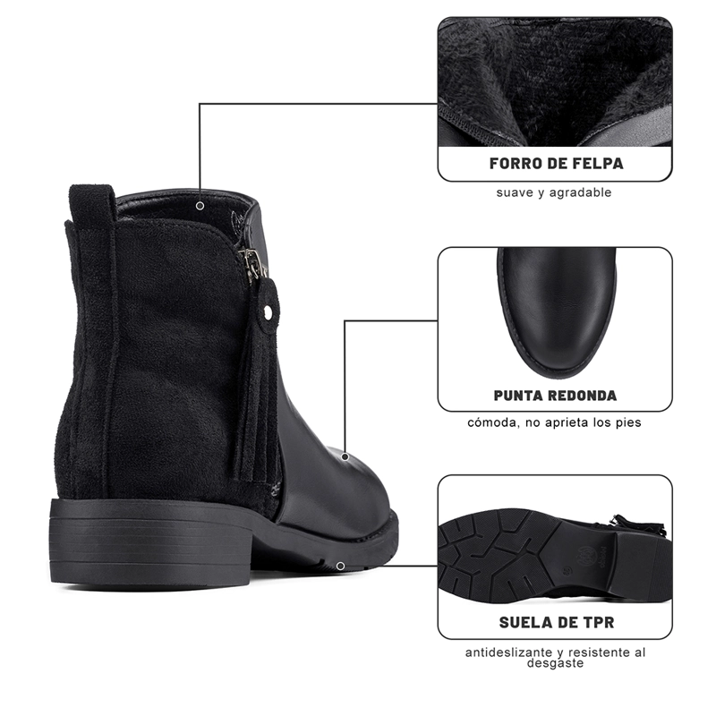 BOTIN TACO MUJER CASUAL PU WEIDE YOU560 - 9