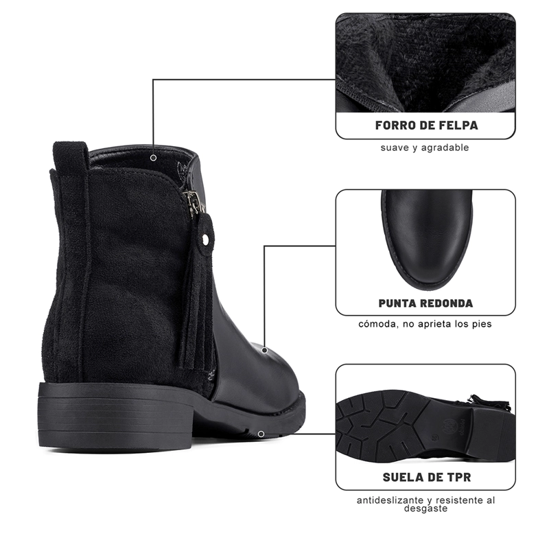 BOTIN TACO MUJER CASUAL PU WEIDE YOU560 - 10