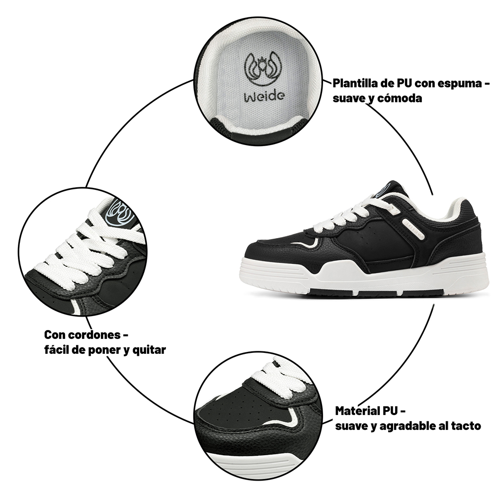 ZAPATILLAS URBANAS MUJER PLATAFORMA PU WEIDE SS11 - 9