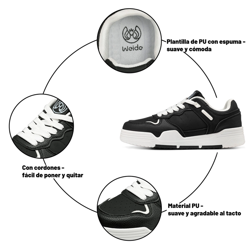 ZAPATILLAS URBANAS MUJER PLATAFORMA PU WEIDE SS11 - 9