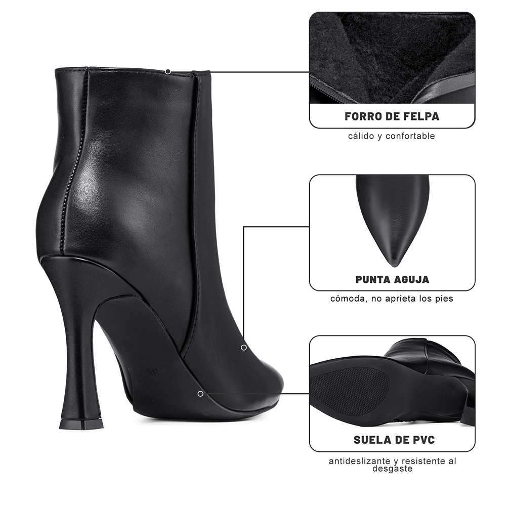 BOTIN TACO ALTO MUJER CASUAL PU WEIDE CZY653 - 2