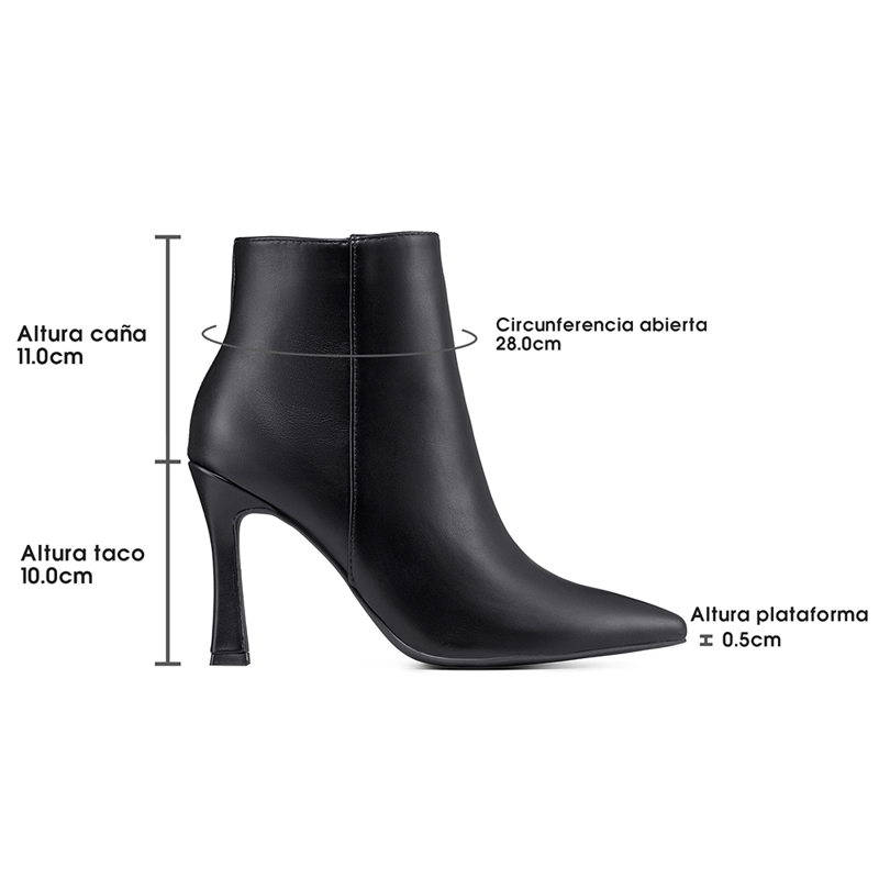 BOTIN TACO ALTO MUJER CASUAL PU WEIDE CZY653 - 6
