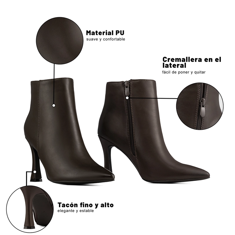 BOTIN TACO ALTO MUJER CASUAL PU WEIDE CZY653 - 7