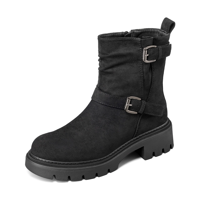 BOTIN TACO MUJER CASUAL PU TEXTIL WEIDE CZY652 - 6