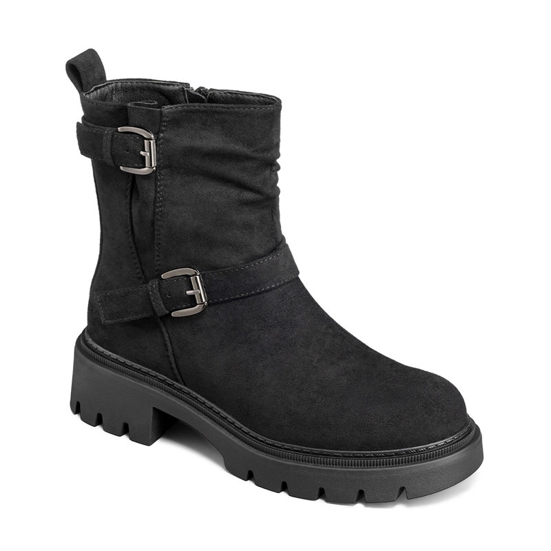 BOTIN TACO MUJER CASUAL PU TEXTIL WEIDE CZY652 - 7