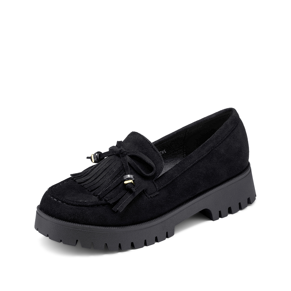 MOCASIN MUJER URBANO CON FLECOS PU TEXTIL WEIDE JN730 - 3