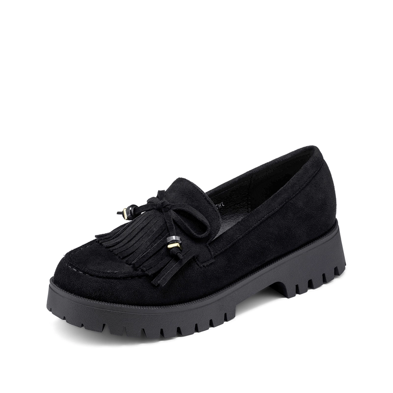 MOCASIN MUJER URBANO CON FLECOS PU TEXTIL WEIDE JN730 - 3